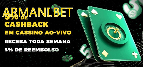 Promoções do cassino ao Vivo ARMANI.BET